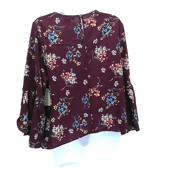 Passport Multi Colored Floral Top - Picture 2 of 3